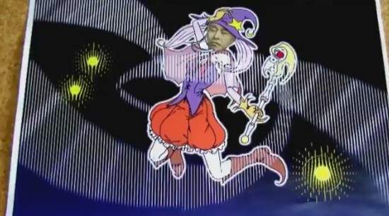 《錯視效果紙鈔表演》福澤諭吉一整個魔法少女變身啦