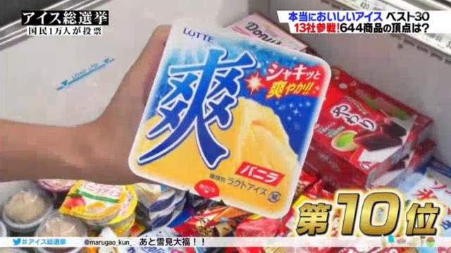 《日本國民冰品總選舉》萬人投票最愛的30款冰品結果會有哪些呢？