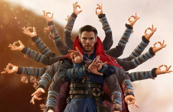 《復仇者聯盟3：無限之戰》奇異博士模型★附帶超多魔法特效配件