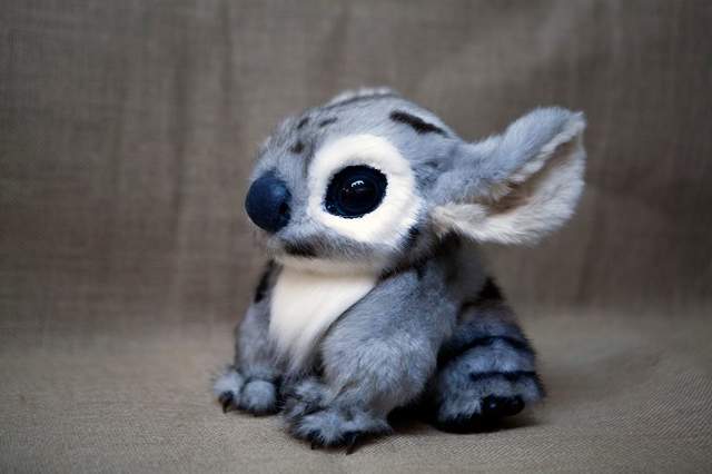 敲可愛《史迪奇絨毛娃娃》逼真的小爪爪好想給牠抓一下