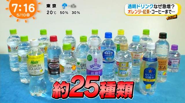 《透明飲料的缺點》大流行的透明飲料意外造成年長者和外國人的困擾？