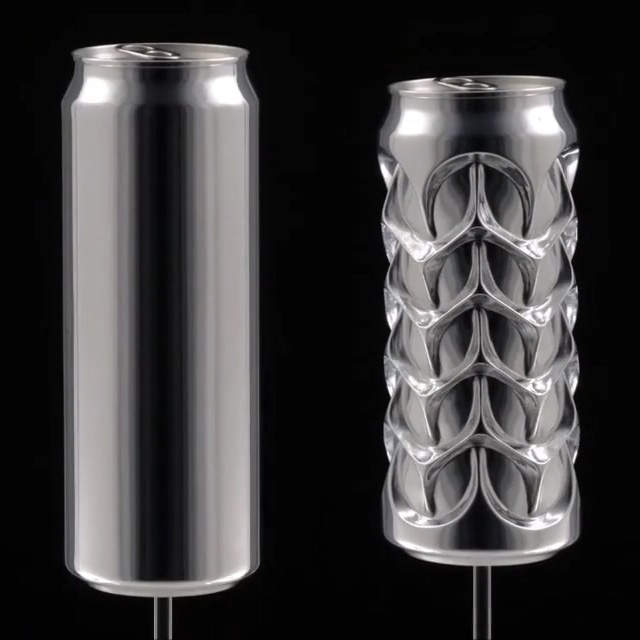 Noah Deledda《凹折鋁罐藝術》可以把鋁罐凹的這麼漂亮也真的絕了... Noah Deledda《凹折鋁罐藝術》可以把鋁罐凹的這麼漂亮也真的絕了...