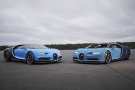 超狂《樂高Lego》打造1:1可上路的《Bugatti Chiron》模型車 超狂《樂高Lego》打造1:1可上路的《Bugatti Chiron》模型車
