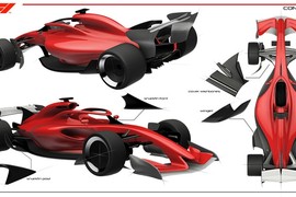 草圖曝光 《F1》2021概念賽車設計 美感大躍進 草圖曝光 《F1》2021概念賽車設計 美感大躍進