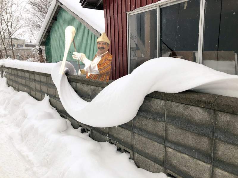 《珍奇雪景》大自然創造的造形美景，最終還是難逃淪為素材的下場wwww