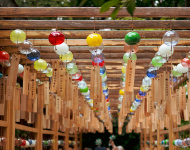 夏天的風將《川越冰川神社》的《2018結緣風鈴祭》吹奏起戀愛的風 夏天的風將《川越冰川神社》的《2018結緣風鈴祭》吹奏起戀愛的風