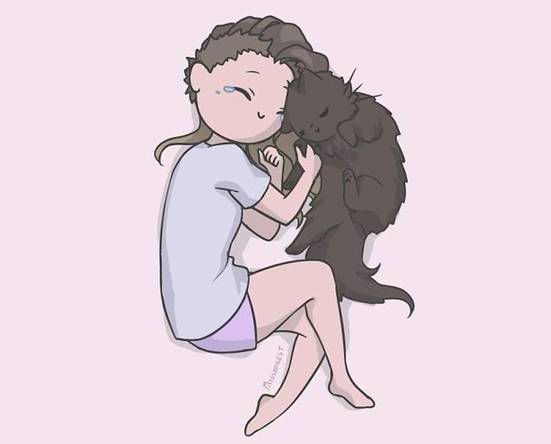 插畫家領養貓後感慨畫出《養貓生活》一人一貓的生活比想像中還熱鬧♥