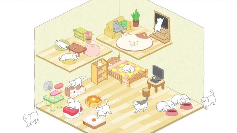 治癒系手遊《貓咪很可愛，可是我是幽靈》雖然我好像死掉變鬼了，但還是每天都要跟貓咪玩♡