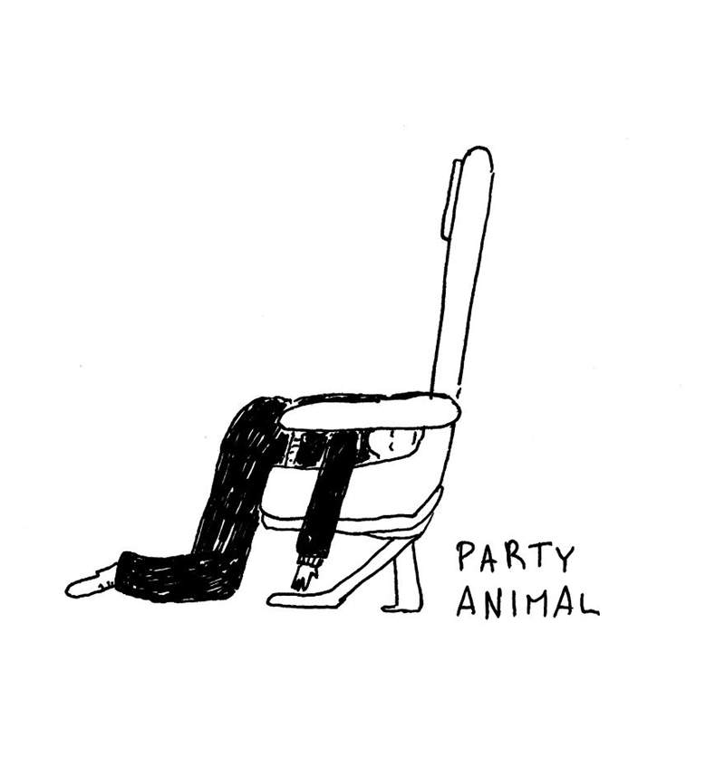 直接跪著睡太狂《飛機上的睡姿》不管是哪種都想在頭等艙睡一次阿～