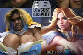 《低成本Cosplay》膝蓋是個很好用的東西不用嗎XD 《低成本Cosplay》膝蓋是個很好用的東西不用嗎XD