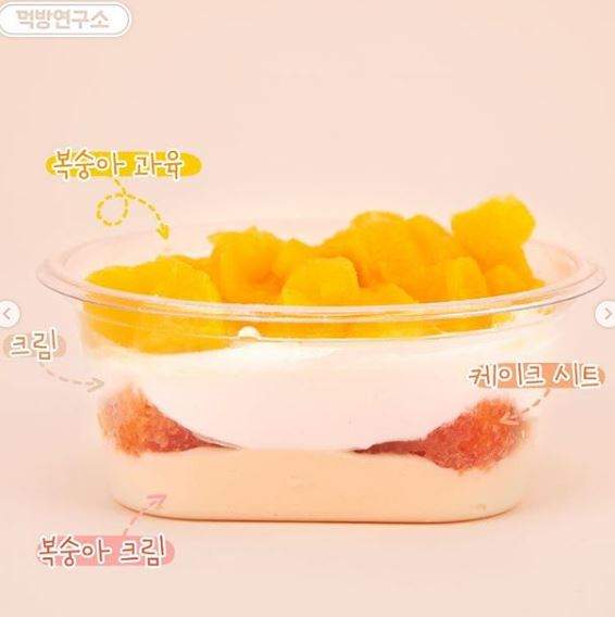 韓國人真的很幸福♥《GS25》超商推出夏季限定品～桃子甜點