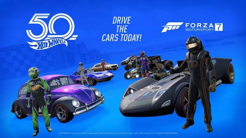 《Hot Wheels》風火輪經典車款加入《Forza Motorsport 7》賽車遊戲