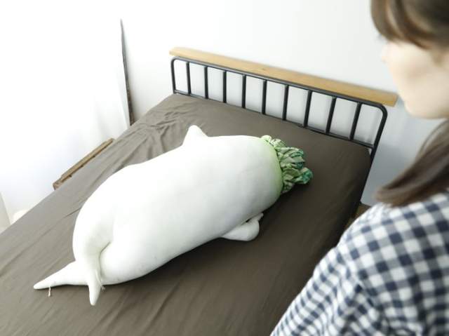 《性感大根抱枕》那姿勢性感的白蘿蔔終於變成抱枕降臨你家（？）