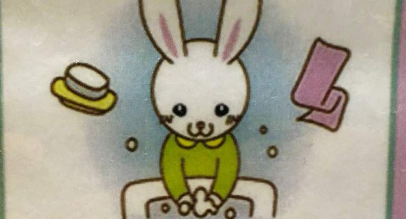 經典視錯覺圖《兔兔洗手》被立體化了，看成「兔兔洗GG」的你並不是因為內心污穢...