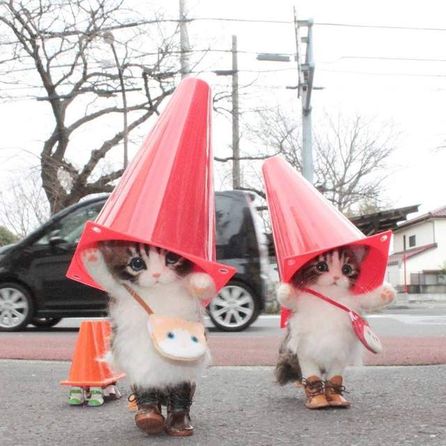 爆萌《帶著羊毛氈貓咪與狗狗去旅行》這可愛到犯規了啊~想抱緊處理(抱) 爆萌《帶著羊毛氈貓咪與狗狗去旅行》這可愛到犯規了啊~想抱緊處理(抱)