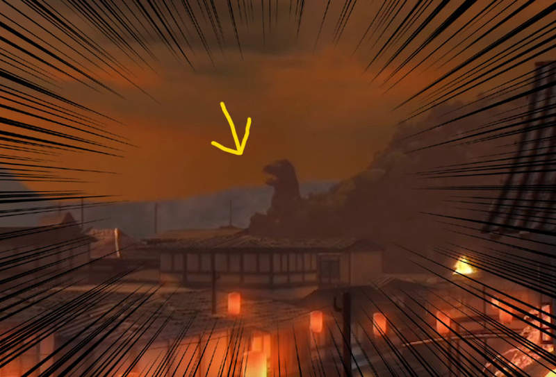 《遊戲中的哥吉拉彩蛋》雖然遠遠看不太像但你知道版權這種東西~嗯哼 《遊戲中的哥吉拉彩蛋》雖然遠遠看不太像但你知道版權這種東西~嗯哼