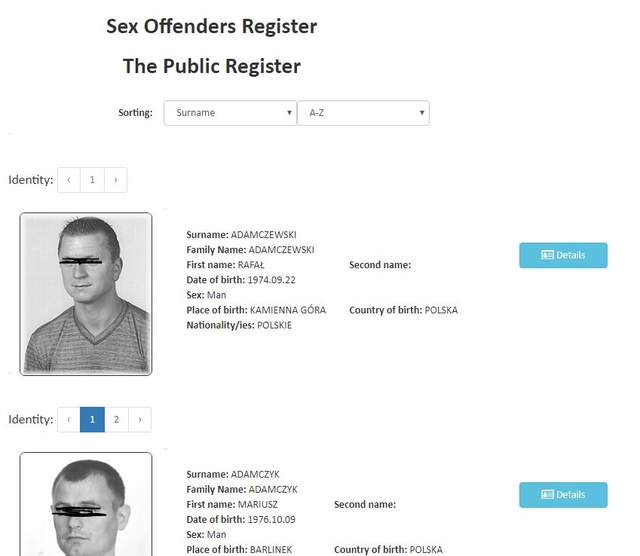 比戰鬥民族還狂《波蘭政府公開所有性侵犯資訊》高達154頁名單超詳細