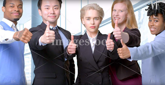 《艾蜜莉亞克拉克圖庫照》天然表情包演龍母太可惜了