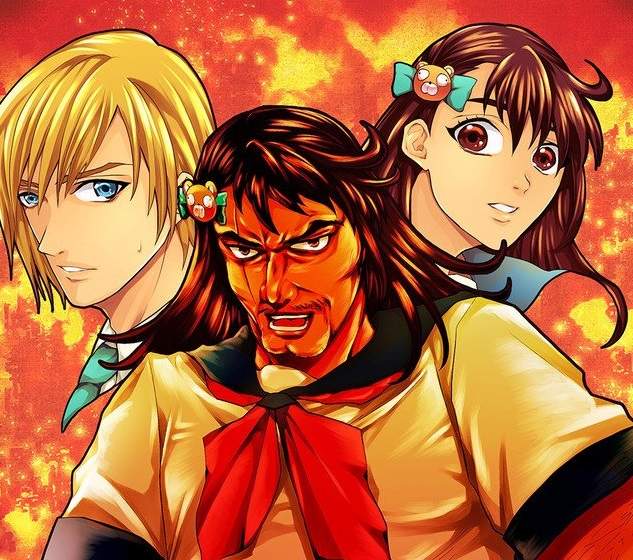 漫畫《女高中生變身雙下巴軍人》陰魂不散的軍人想成為JK