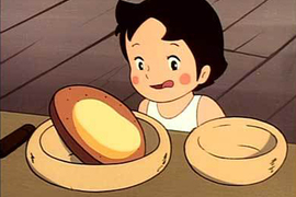阿爾卑斯山少女美食《起司塗麵包是窮人飯》高畑勳導演曾經很困擾…… 阿爾卑斯山少女美食《起司塗麵包是窮人飯》高畑勳導演曾經很困擾……