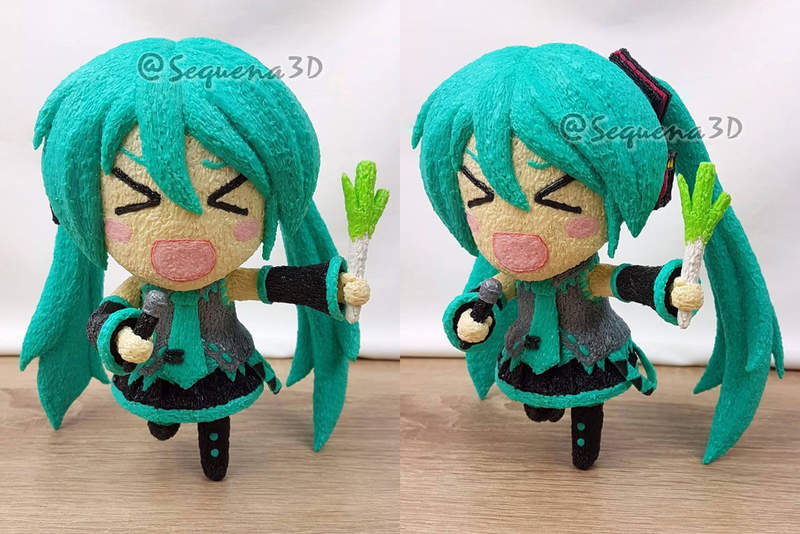 網路宅神人Sequena用《3D筆畫出立體動漫人物模型》喜歡的角色沒出模型就自己畫一個吧XD 網路宅神人Sequena用《3D筆畫出立體動漫人物模型》喜歡的角色沒出模型就自己畫一個吧XD