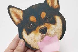 《柴犬吸油面紙》這次換阿柴來幫你舔去臉上多餘的油脂(欸) 《柴犬吸油面紙》這次換阿柴來幫你舔去臉上多餘的油脂(欸)