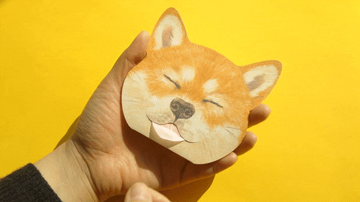 《柴犬吸油面紙》這次換阿柴來幫你舔去臉上多餘的油脂（） - 圖片2