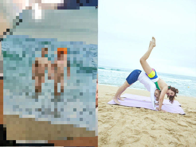 韓國超搞怪男團《NORAZO》新專輯小卡...兩個男生裸體的海灘照誰要啦XD 韓國超搞怪男團《NORAZO》新專輯小卡...兩個男生裸體的海灘照誰要啦XD