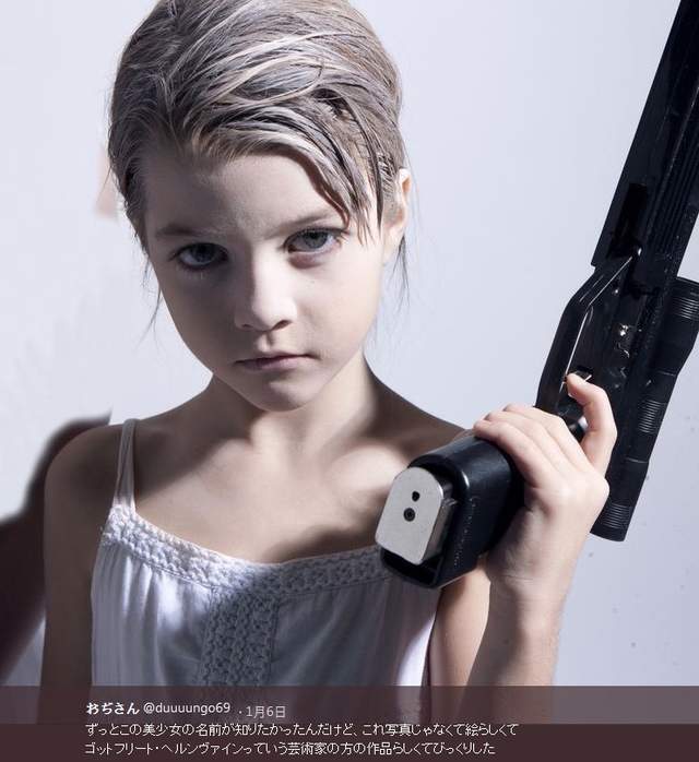 《神一下畫面中的小女孩》等等講清楚這其實是幅畫!? 《神一下畫面中的小女孩》等等講清楚這其實是幅畫!?