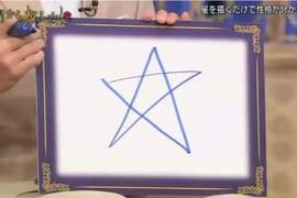 心理測驗《畫星星看個性》五芒星的下筆位置也能看出你的性格 心理測驗《畫星星看個性》五芒星的下筆位置也能看出你的性格