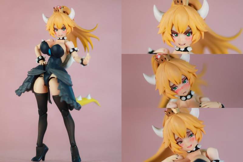 神人改造製作《庫巴姬可動模型》還可以換表情 這完成度也太高了吧(((ﾟДﾟ;)))