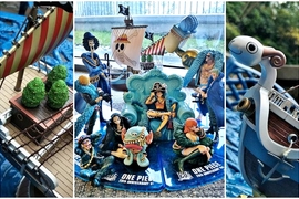 超豪華☆《航海王20週年》紀念插圖立體化模型,《草帽海賊團》大集合 x 超合金前進梅利號 超豪華☆《航海王20週年》紀念插圖立體化模型,《草帽海賊團》大集合 x 超合金前進梅利號
