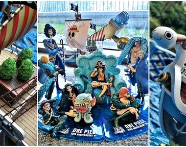 超豪華☆《航海王20週年》紀念插圖立體化模型,《草帽海賊團》大集合 x 超合金前進梅利號 超豪華☆《航海王20週年》紀念插圖立體化模型,《草帽海賊團》大集合 x 超合金前進梅利號