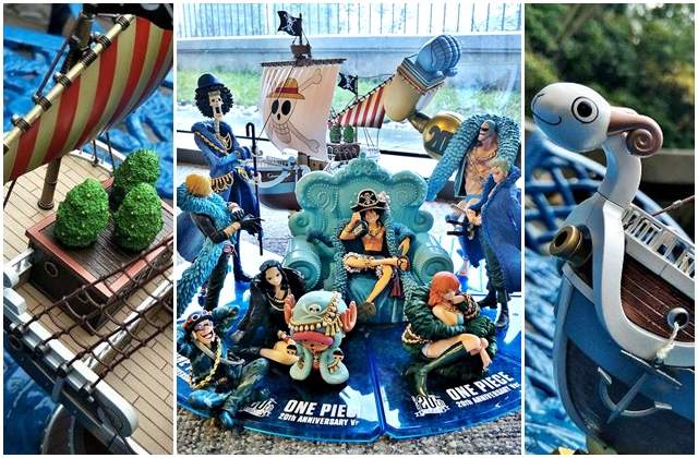 超豪華☆《航海王20週年》紀念插圖立體化模型，《草帽海賊團》大集合 x 超合金前進梅利號