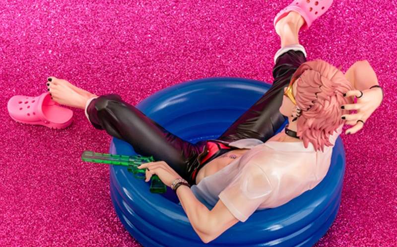 放蕩的雙性戀賽高♡BL漫畫《無節操☆Bitch社》推出副社長「百合絢斗」養眼濕身模型 放蕩的雙性戀賽高♡BL漫畫《無節操☆Bitch社》推出副社長「百合絢斗」養眼濕身模型