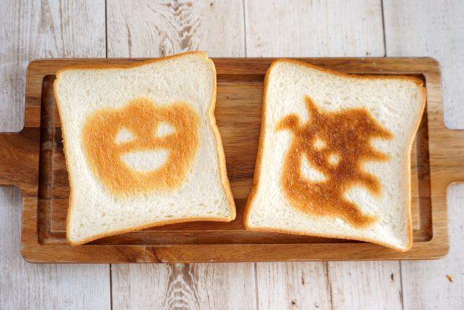 只要鋁箔紙就可以把《吐司烤出圖案的教學》不用買專門的烤箱也可以烤了