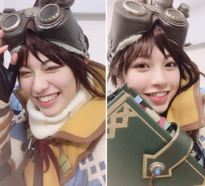 魔物獵人AIBO《代言美女長谷川とわ》冰原資料片澀谷宣傳活動美美出席 魔物獵人AIBO《代言美女長谷川とわ》冰原資料片澀谷宣傳活動美美出席