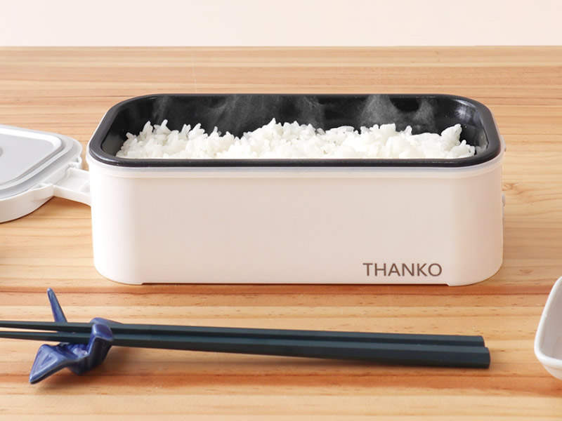 最快只要14分鐘《一人用超高速便當盒電鍋》從此可以一邊上班一邊煮白飯（？）