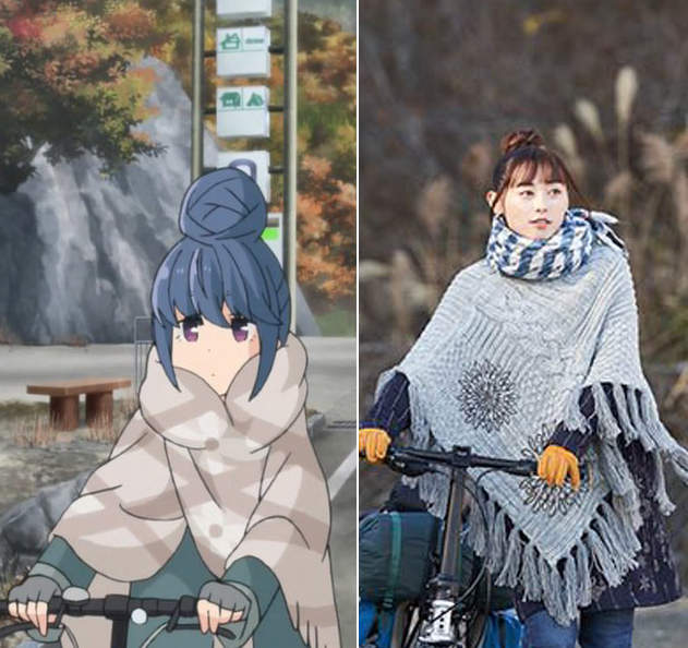 新劇照釋出《搖曳露營△真人版電視劇》福原遙還原志摩凜vino照+大原優乃最新雜誌寫真送上