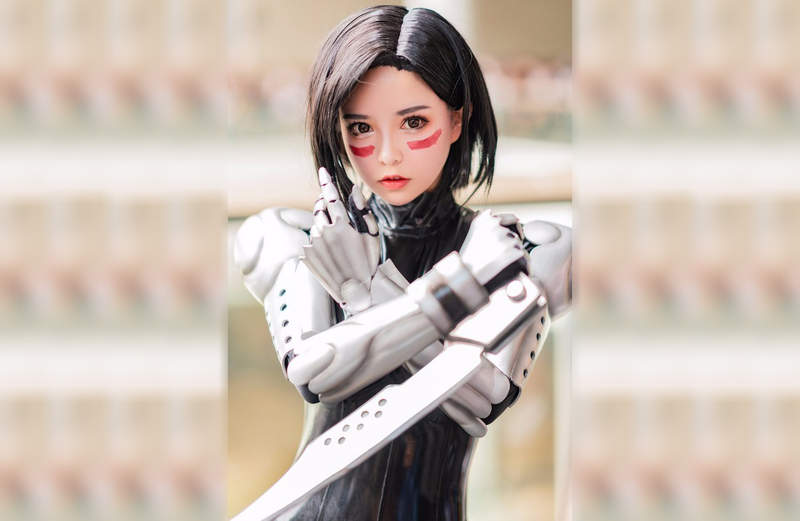 【CP24】正妹coser《六二二同學》的戰鬥天使艾利塔美美角色扮演(✪‿✪)ノ