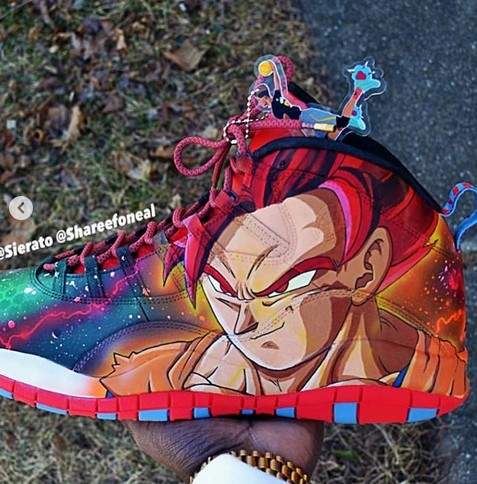 sierato《七龍珠超球鞋》將喬登鞋彩繪後這戰鬥力無法估算啊 sierato《七龍珠超球鞋》將喬登鞋彩繪後這戰鬥力無法估算啊
