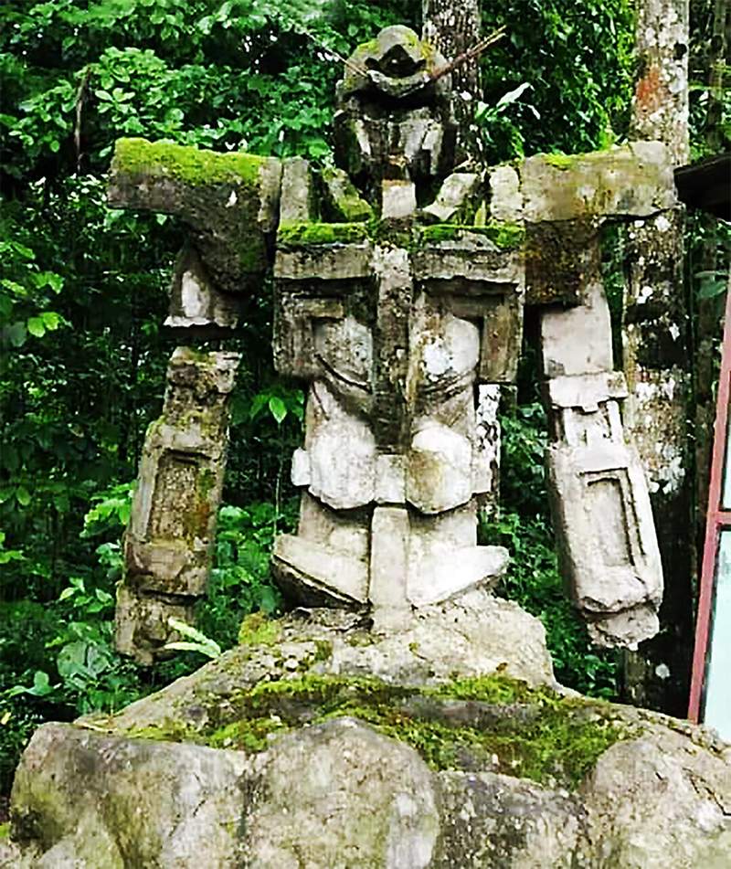 印尼原始森林發現《百年石像能天使鋼彈》當時人們高喊的口號肯定就是〝TRANS-AM〞了吧XD