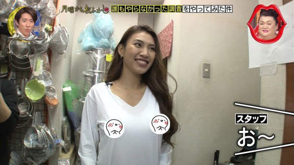 月曜夜未央《在T恤上做出激凸效果》高人氣的乳頭再現企劃大復活