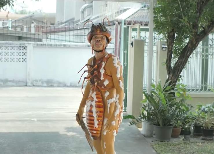 濃顏白蟻大叔的末路《泰國殺蟲劑廣告》Chaindrite告訴我們做蟻真的不能太唱秋