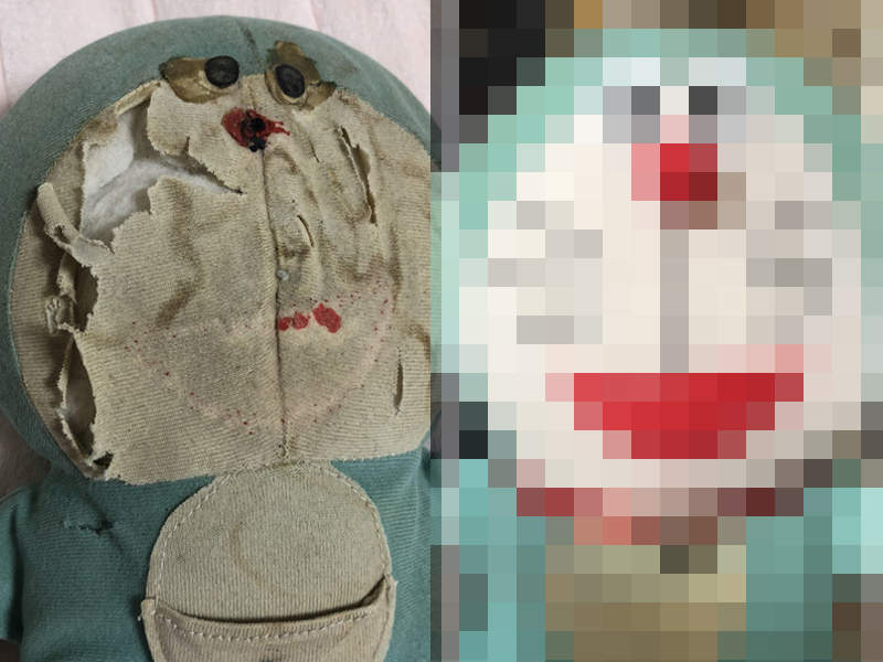 【暖】朋友救了《瀕臨死亡的哆啦A夢娃娃》無法取代的兒時玩伴復活了