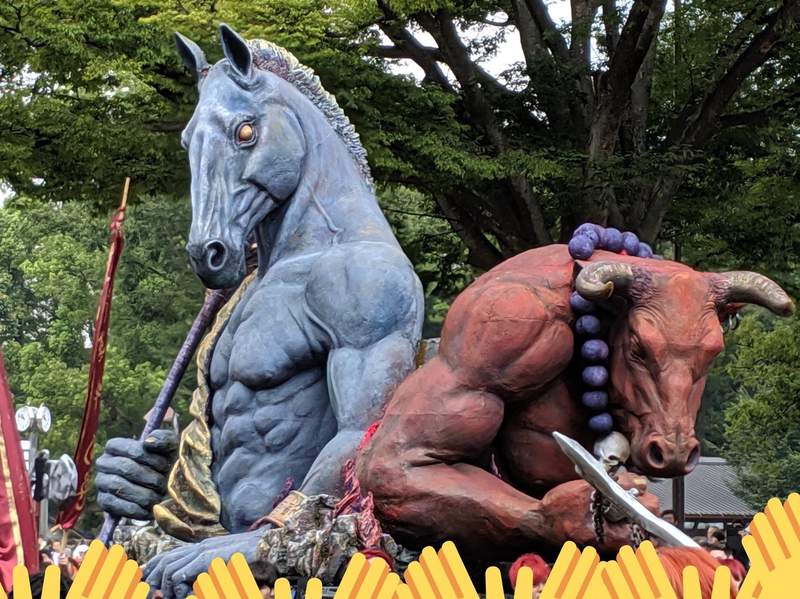 魄力十足《牛頭馬面神轎》東京藝大學園祭作品再次震撼全場 魄力十足《牛頭馬面神轎》東京藝大學園祭作品再次震撼全場