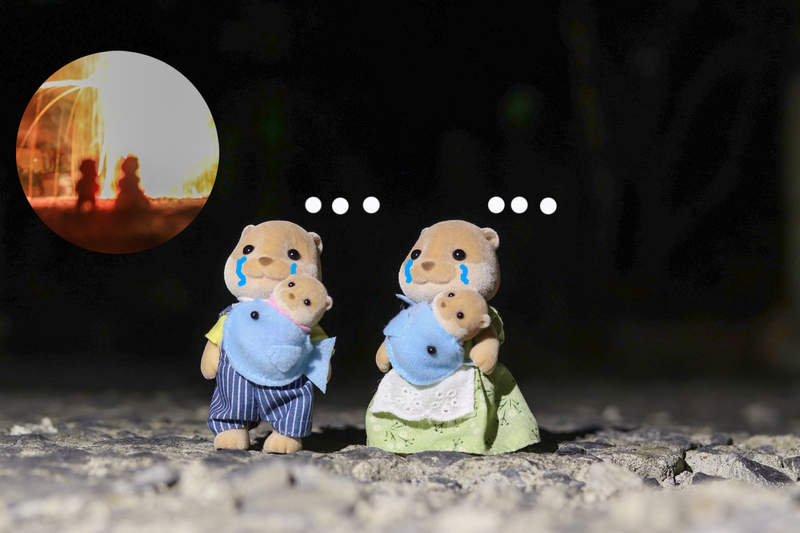 理想幸福煙火照結果《現實拍成了村莊大爆炸》網友拍拍：沒關係下次會更好