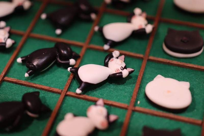 輸了也療癒《貓的黑白棋》看著貓咪被翻過來又翻過去，輸贏都無所謂惹❤