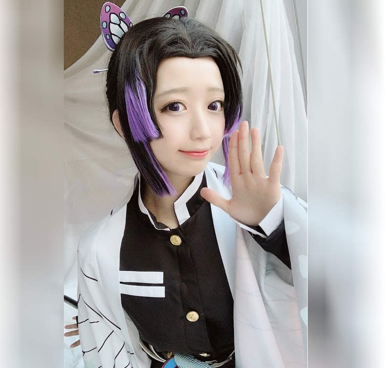 鬼滅之刃cos蟲柱《胡蝶忍》網友:這簡直就是違反規定的可愛啊❤ 鬼滅之刃cos蟲柱《胡蝶忍》網友:這簡直就是違反規定的可愛啊❤