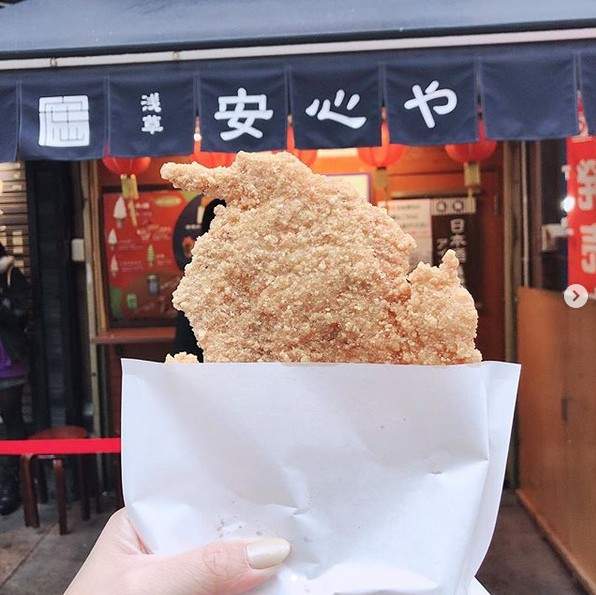 淺草大雞排《安心や》去日本不用擔心吃不到台灣味(^p^) 淺草大雞排《安心や》去日本不用擔心吃不到台灣味(^p^)